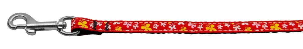 Butterfly-Nylon-Ribbon-Collar-Red-3-8-Wide-6ft-Lsh-GreatEagleInc-333777771