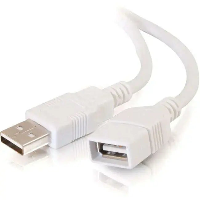 C2G-2m-USB-Extension-Cable-USB-2.0-A-to-A-White-M-F-6ft-C2G-334419379
