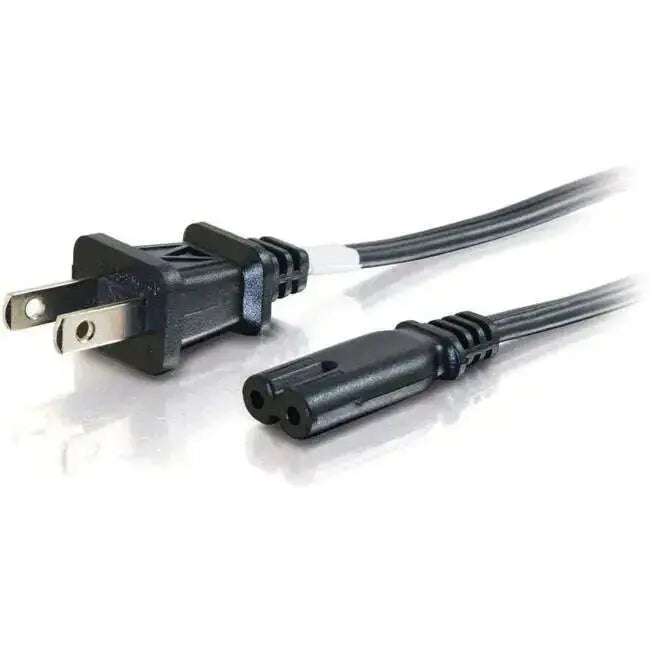 C2G-6ft-18-AWG-2-Slot-Non-Polarized-Power-Cord-_NEMA-1-15P-to-IEC320C7_-C2G-334415597
