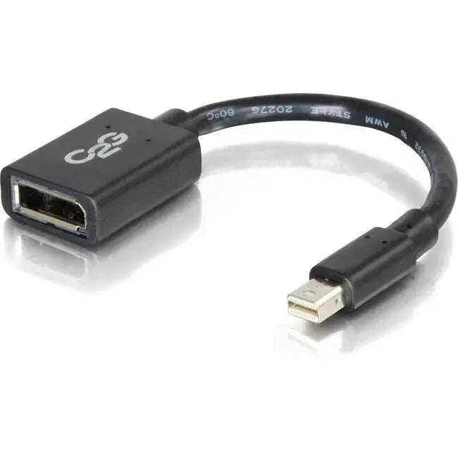 C2G-6in-Mini-DisplayPort-to-DisplayPort-Adapter-Converter-Black-C2G-335208986
