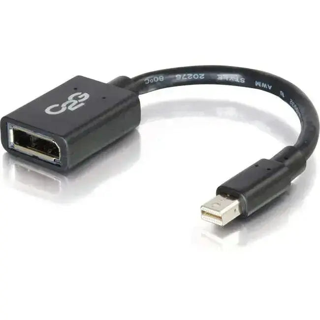 C2G-6in-Mini-DisplayPort-to-DisplayPort-Adapter-Converter-Black-C2G-335208986