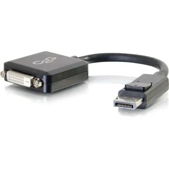 C2G-8in-DisplayPort-to-DVI-Adapter-Converter-Single-Link-DVI-D-Video-Adapter-M-F-Black-C2G-334477993
