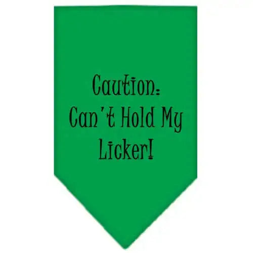 Can_t-Hold-My-Licker-Screen-Print-Bandana-Emerald-Green-Large-GreatEagleInc-333836772