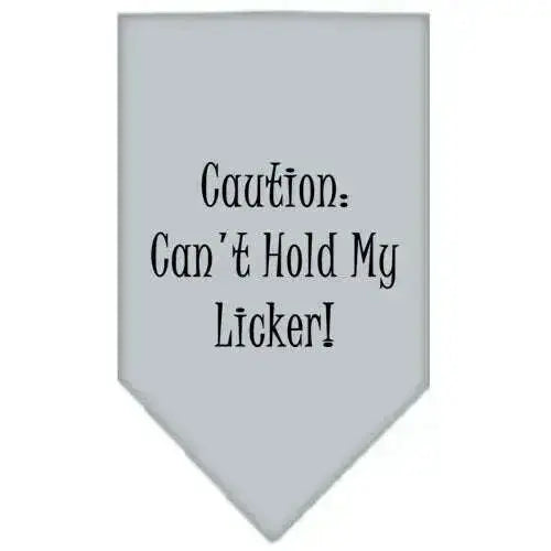 Can_t-Hold-My-Licker-Screen-Print-Bandana-Grey-Small-GreatEagleInc-333819554