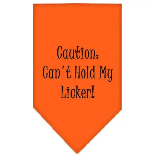 Can_t-Hold-My-Licker-Screen-Print-Bandana-Orange-Large-GreatEagleInc-333819769