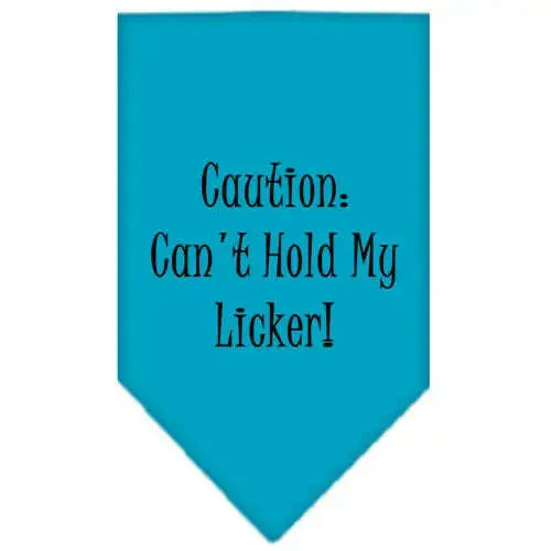 Can_t-Hold-My-Licker-Screen-Print-Bandana-Turquoise-Small-GreatEagleInc-333942194