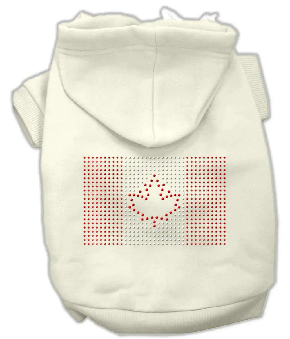 Canadian-Flag-Hoodies-Cream-M-GreatEagleInc-319606649