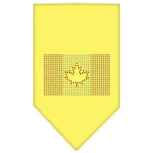 Canadian-Flag-Rhinestone-Bandana-Yellow-Large-GreatEagleInc-319063823