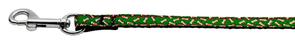 Candy-Cane-Bones-Nylon-And-Ribbon-Collars-3-8_-Wide-X-4_-Leash-GreatEagleInc-333938031