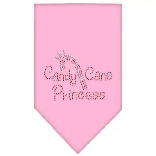 Candy-Cane-Princess-Rhinestone-Bandana-Light-Pink-Small-GreatEagleInc-319060141