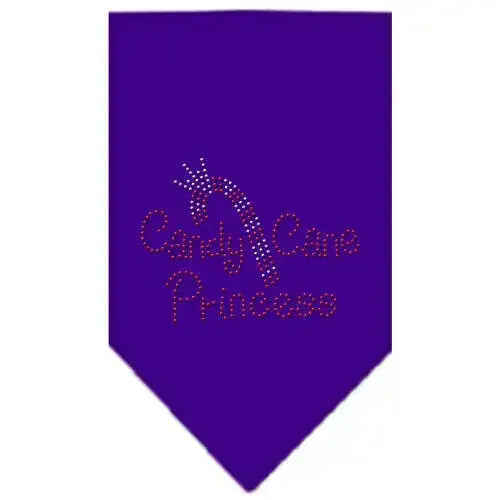 Candy-Cane-Princess-Rhinestone-Bandana-Purple-Large-GreatEagleInc-319061018