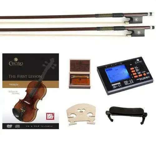 Cecilio-CVN-600-Hand-Oil-Rub-Highly-Flamed-1-Piece-Back-Solidwood-Violin-with-D_Addario-Prelude-Strings_-Size-4-4-_Full-Size_-Cecilio-318417525