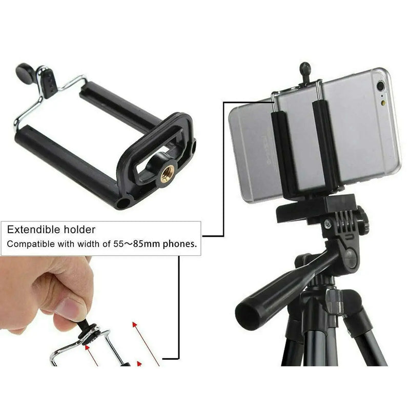 Cell-Phone-Camera-Travel-Tripod-Stand-Holder-Lightweight-Portable-Desktop-Portable-Pouch-Standard-Screw-for-iPhone-Android-Phone-GreatEagleInc-334088147