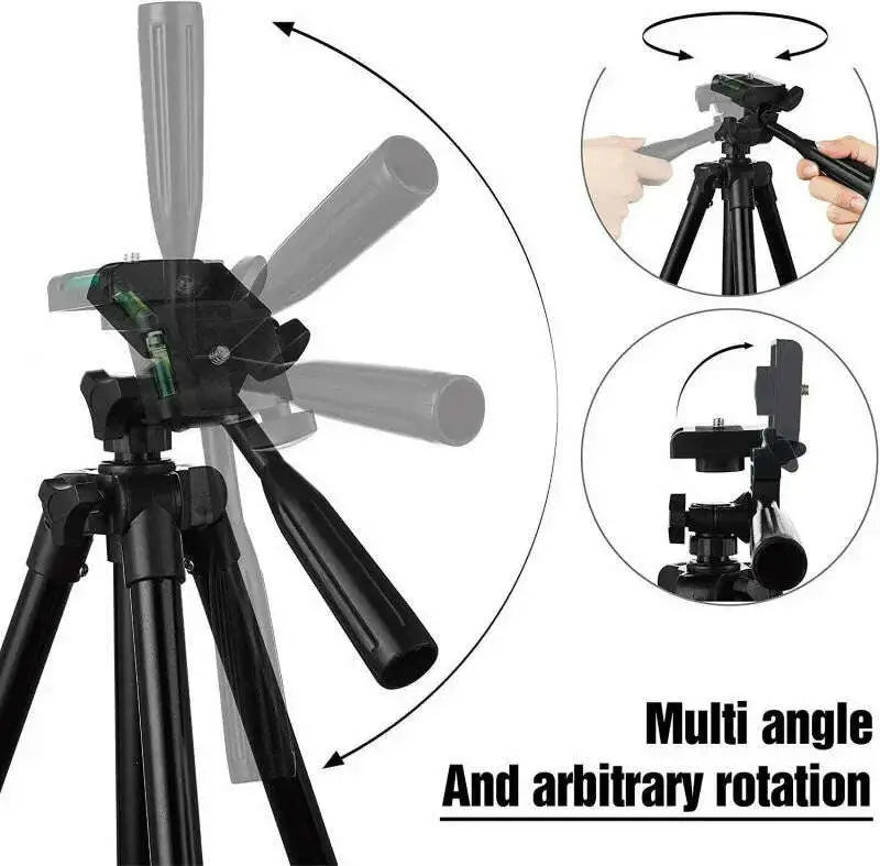 Cell-Phone-Camera-Travel-Tripod-Stand-Holder-Lightweight-Portable-Desktop-Portable-Pouch-Standard-Screw-for-iPhone-Android-Phone-GreatEagleInc-334088386