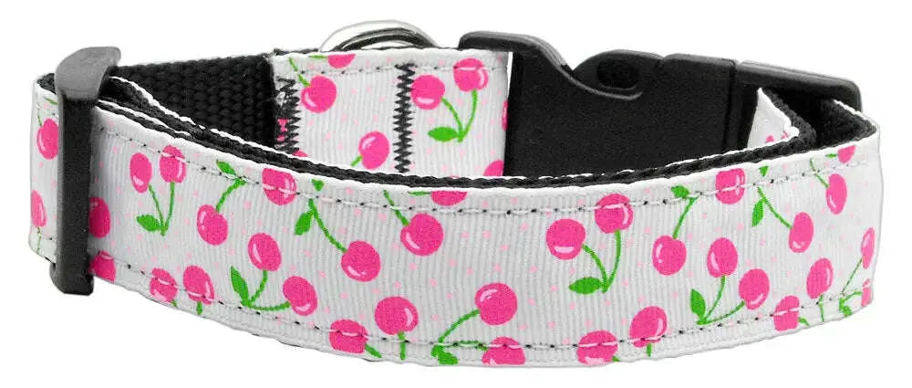 Cherries-Nylon-Collar-White-Xs-GreatEagleInc-333776934