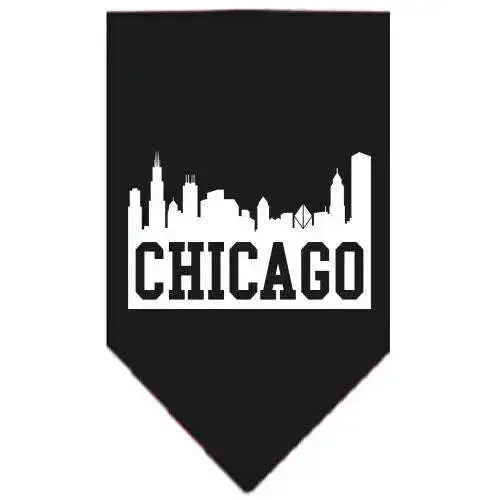 Chicago-Skyline-Screen-Print-Bandana-Black-Large-GreatEagleInc-319083548