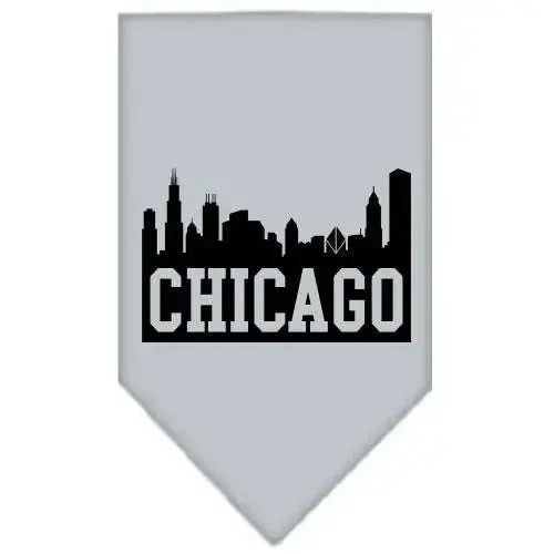 Chicago-Skyline-Screen-Print-Bandana-Grey-Large-GreatEagleInc-333914424