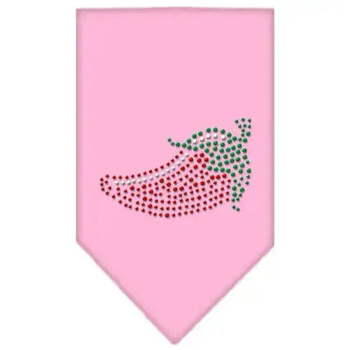 Chili-Pepper-Rhinestone-Bandana-Light-Pink-Small-GreatEagleInc-318985660
