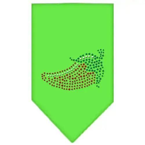 Chili-Pepper-Rhinestone-Bandana-Lime-Green-Large-GreatEagleInc-318984675