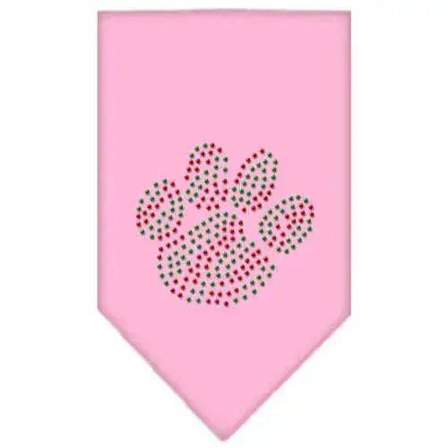 Christmas-Paw-Rhinestone-Bandana-Light-Pink-Large-GreatEagleInc-319055328