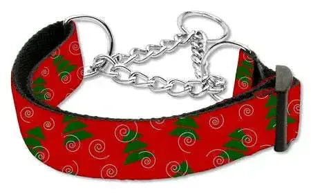 Christmas-Tree-Nylon-Ribbon-Collar-Martingale-Large-GreatEagleInc-333905481
