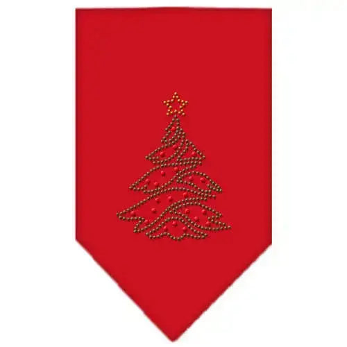 Christmas-Tree-Rhinestone-Bandana-Red-Small-GreatEagleInc-319051027