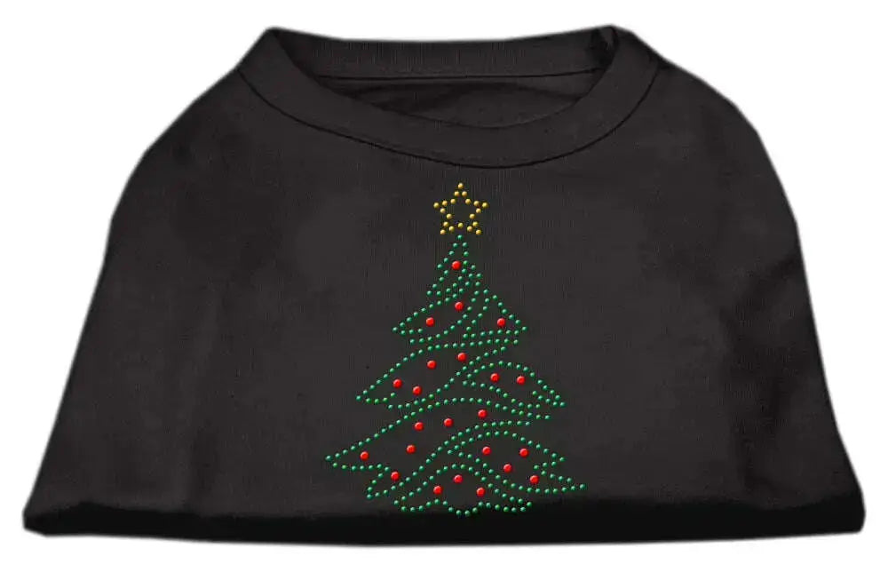 Christmas-Tree-Rhinestone-Shirt-Black-Xl-GreatEagleInc-319946392