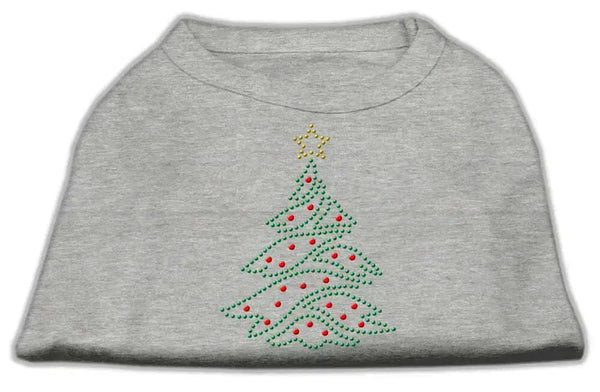 Christmas-Tree-Rhinestone-Shirt-Grey-Xs-GreatEagleInc-318715653