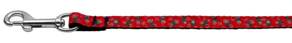 Christmas-Trees-Nylon-And-Ribbon-Collars-3-8_-Wide-X-6_-Leash-GreatEagleInc-318601492