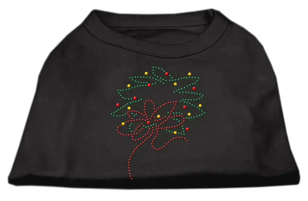 Christmas-Wreath-Rhinestone-Shirt-Black-Xxxl-GreatEagleInc-318561195