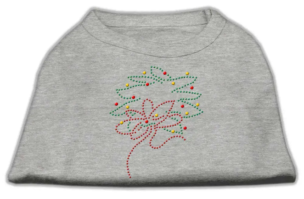 Christmas-Wreath-Rhinestone-Shirt-Grey-L-GreatEagleInc-319856343