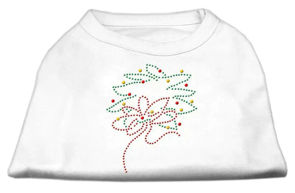 Christmas-Wreath-Rhinestone-Shirt-White-Xs-GreatEagleInc-319853633