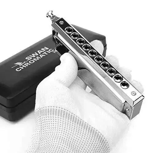 Chromatic-Harmonica-Professional-Grade-10-Hole-40-Tone-Key-of-C-Stainless-Steel-Heavy-Duty-with-Case-_-Cleaning-Cloth-for-Professional-Player_Band_Beginner_Students_Children_Kids-Eison-318407991