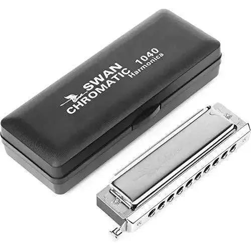 Chromatic-Harmonica-Professional-Grade-10-Hole-40-Tone-Key-of-C-Stainless-Steel-Heavy-Duty-with-Case-_-Cleaning-Cloth-for-Professional-Player_Band_Beginner_Students_Children_Kids-Eison-318408095