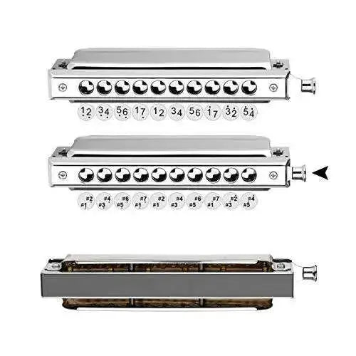 Chromatic-Harmonica-Professional-Grade-10-Hole-40-Tone-Key-of-C-Stainless-Steel-Heavy-Duty-with-Case-_-Cleaning-Cloth-for-Professional-Player_Band_Beginner_Students_Children_Kids-Eison-318408336