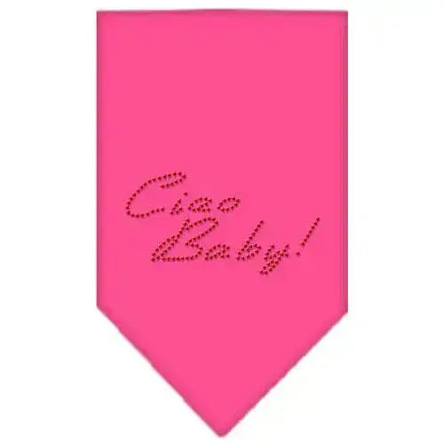 Ciao-Baby-Rhinestone-Bandana-Bright-Pink-Small-GreatEagleInc-318543771
