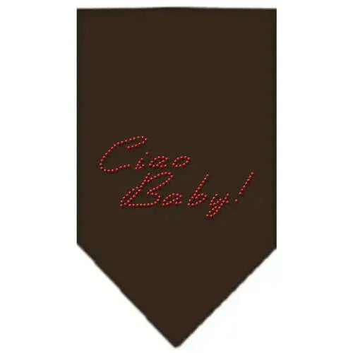 Ciao-Baby-Rhinestone-Bandana-Cocoa-Small-GreatEagleInc-319323750