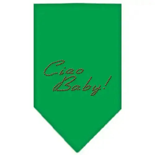 Ciao-Baby-Rhinestone-Bandana-Emerald-Green-Large-GreatEagleInc-318985824