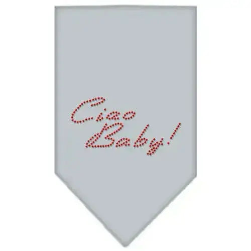 Ciao-Baby-Rhinestone-Bandana-Grey-Large-GreatEagleInc-318985952