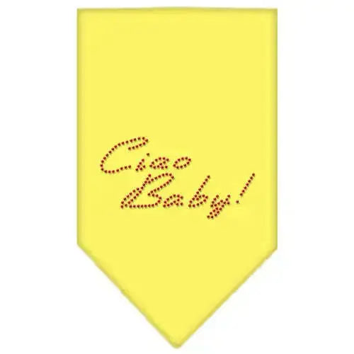 Ciao-Baby-Rhinestone-Bandana-Yellow-Large-GreatEagleInc-318986798