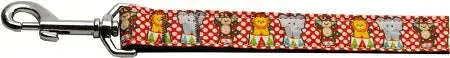 Circus-Smirkus-Nylon-Ribbon-Collars-1-Wide-4ft-Leash-GreatEagleInc-318839812
