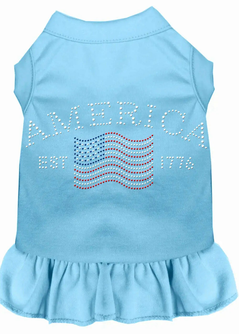 Classic-America-Rhinestone-Dress-Baby-Blue-Xs-GreatEagleInc-319535089
