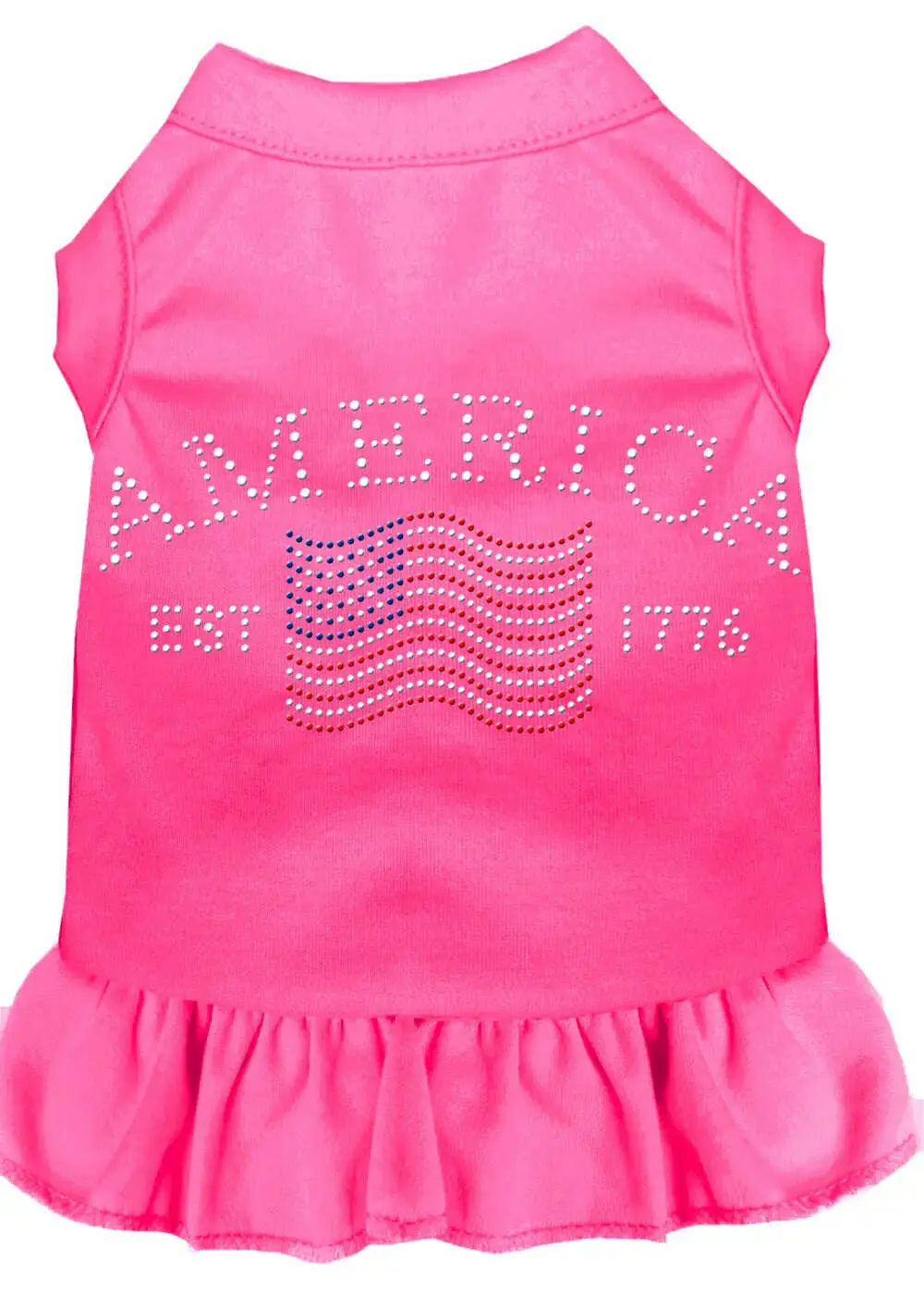 Classic-America-Rhinestone-Dress-Bright-Pink-Xl-GreatEagleInc-319535637