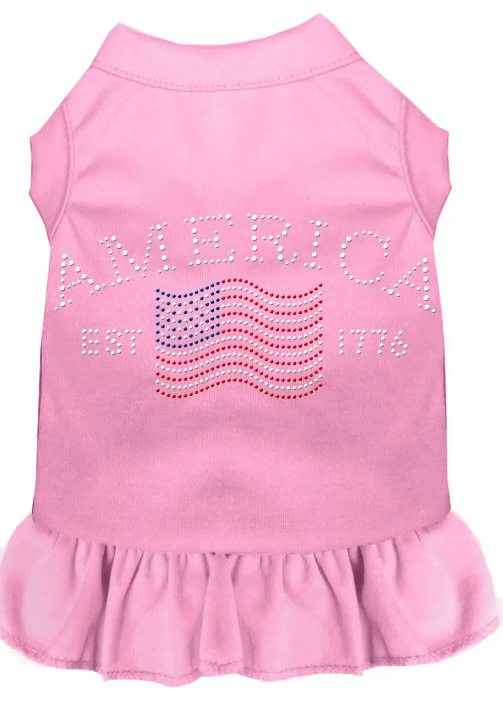 Classic-America-Rhinestone-Dress-Light-Pink-Lg-GreatEagleInc-319538021