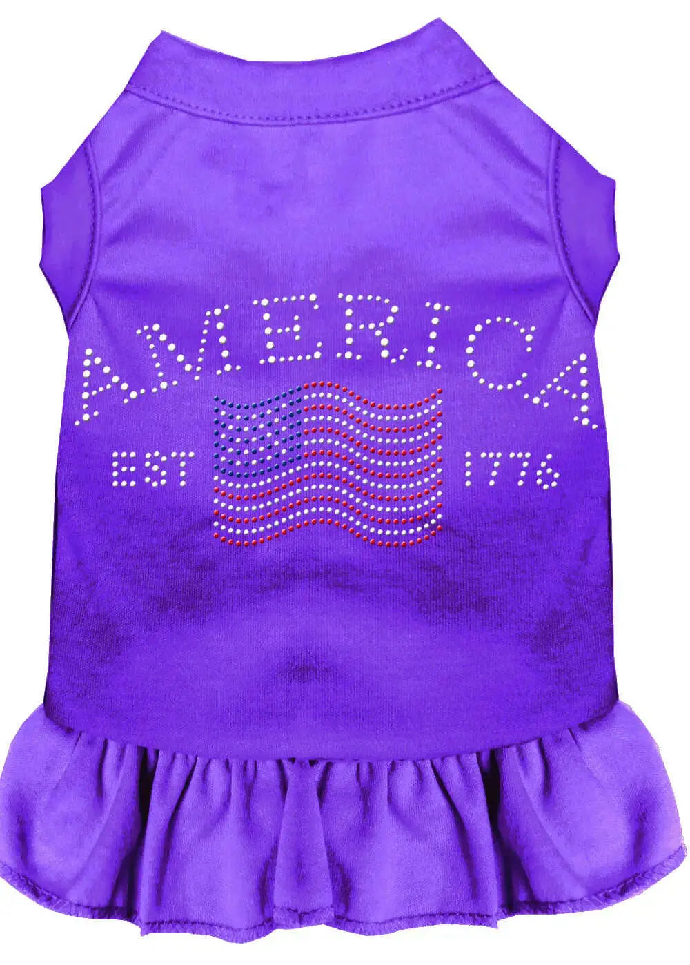 Classic-America-Rhinestone-Dress-Purple-4x-GreatEagleInc-319538728
