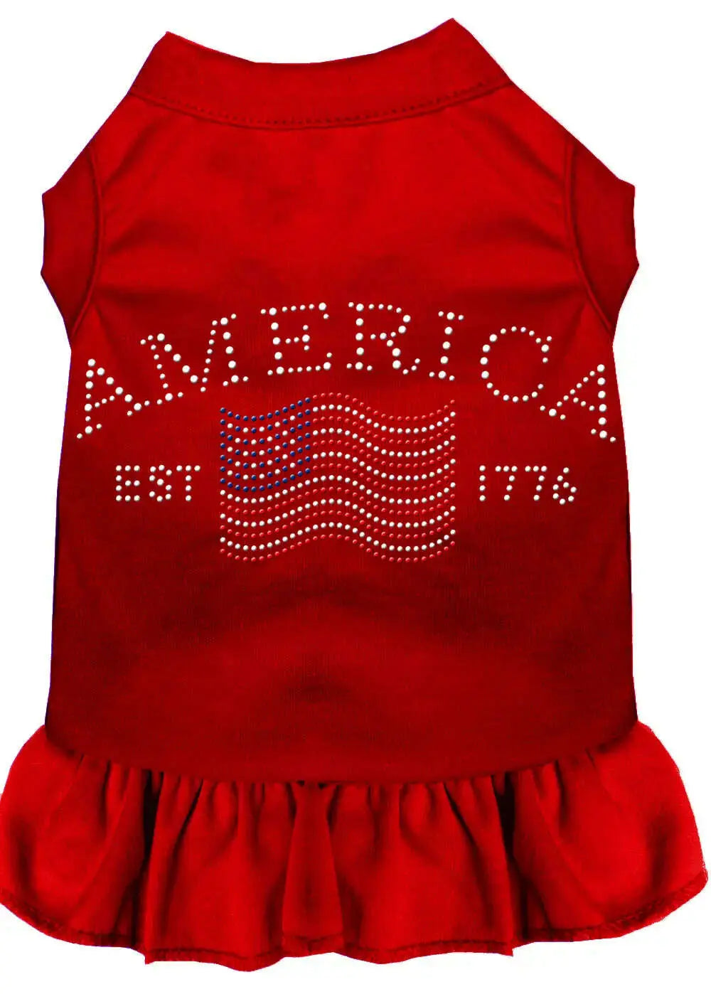 Classic-America-Rhinestone-Dress-Red-4x-GreatEagleInc-319538679