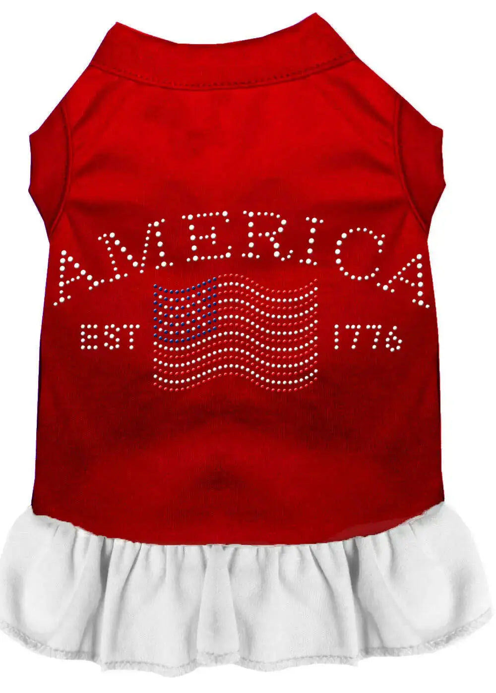 Classic-America-Rhinestone-Dress-Red-With-White-Xxxl-GreatEagleInc-319532715