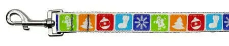 Classic-Christmas-Nylon-Dog-Leash-5-8-Inch-Wide-4ft-Long-GreatEagleInc-318600361