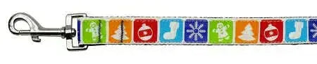 Classic-Christmas-Nylon-Dog-Leash-5-8-Inch-Wide-6ft-Long-GreatEagleInc-318600436