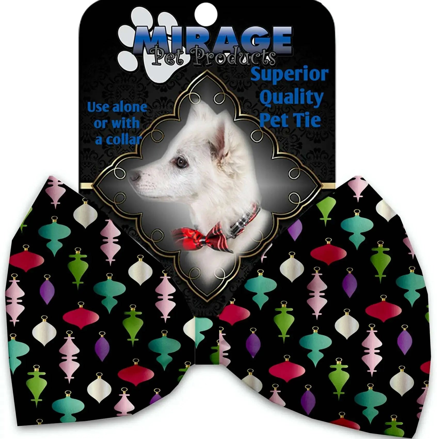 Classic-Christmas-Ornaments-Pet-Bow-Tie-Collar-Accessory-With-Velcro-GreatEagleInc-333772763
